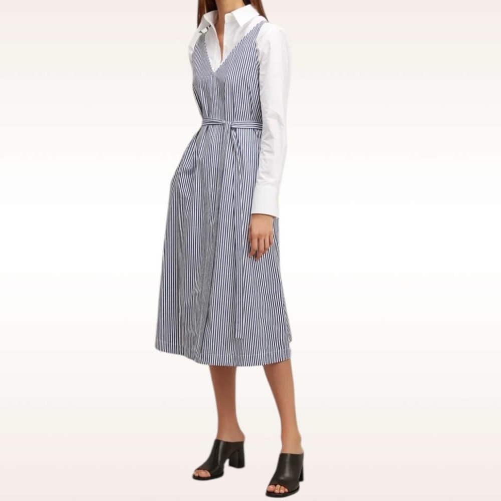 Joseph Davey Candy Stripe Midi Dress